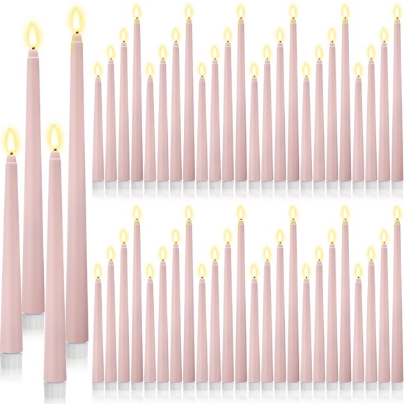 Pink flameless candles - Picture 1 of 3